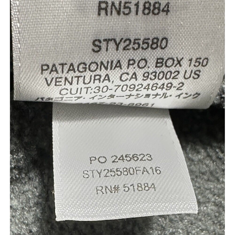 Patagonia Synchilla Snap T Fleece Pullover Men’s XXL Gray Outdoors 25580 READ - Picture 6 of 8